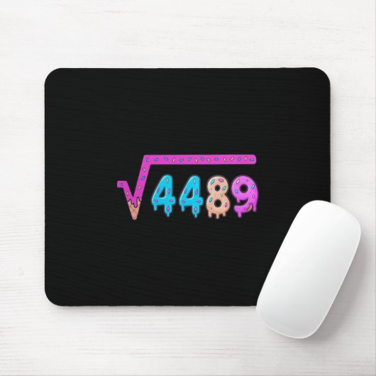 67 Ice Cream Drip Meme Square Root 4489 Slang Math Mousepad (Mit Mouse)