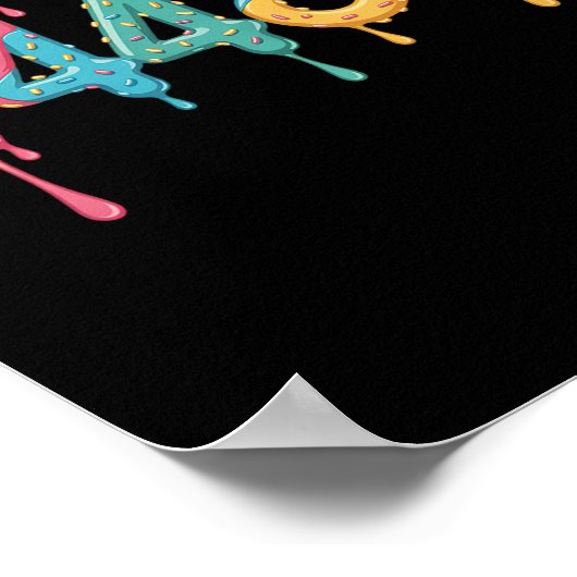 67 Ice Cream Drip Meme Square Root 4489 Slang Math Poster (Ecke)