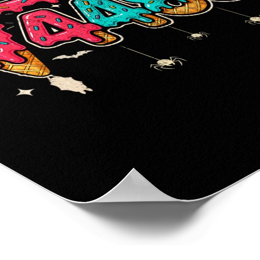 67 Ice Cream Drip Meme Square Root 4489 Slang Math Poster (Ecke)