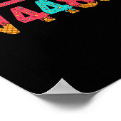 67 Ice Cream Drip Meme Square Root 4489 Slang Math Poster (Ecke)