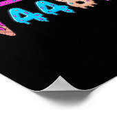 67 Ice Cream Drip Meme Square Root 4489 Slang Math Poster (Ecke)