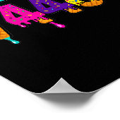 67 Ice Cream Drip Meme Square Root 4489 Slang Math Poster (Ecke)