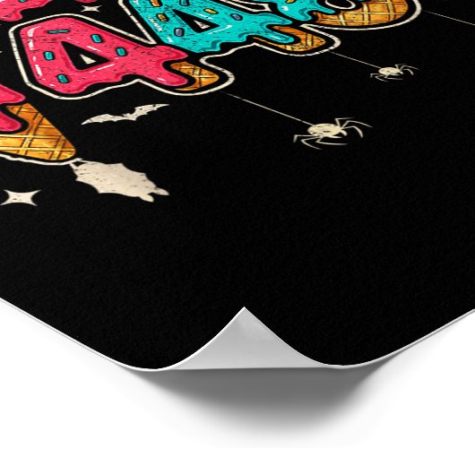 67 Ice Cream Drip Meme Square Root 4489 Slang Math Poster (Ecke)