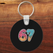 67 Ice Cream Drip (on Ck)  Schlüsselanhänger (Vorderseite)