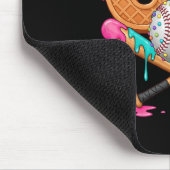 67 Ice Cream Drip Sell Number 67 Player 67th Birth Mousepad (Ecke)