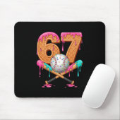 67 Ice Cream Drip Sell Number 67 Player 67th Birth Mousepad (Mit Mouse)