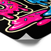 67 Ice Cream Meme Six Seven  Poster (Ecke)