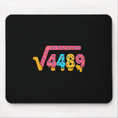 67 Ice Cream Meme Square Root 4489 Slang Math Teac Mousepad (Vorne)