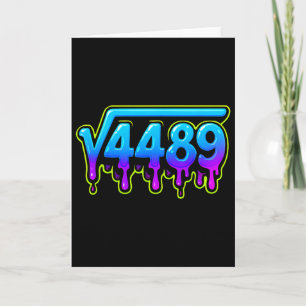 67 Ice Meme Quadratwurzel 4489 Slang Mathelehrer Karte