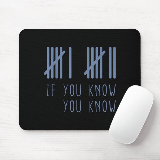67 If You Know You Know 6 7 Meme Funny Mousepad (Mit Mouse)