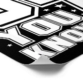 67 If You Know You Know, Funny 67 Viral Meme Athle Poster (Ecke)