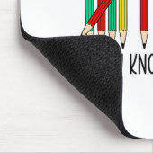 67 If You Know You Know Tally Marks Pencils Six Se Mousepad (Ecke)