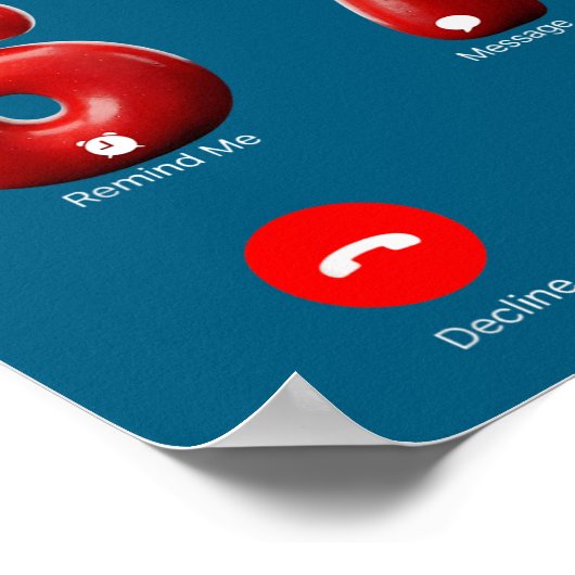 67 Is Calling Funny Meme 67 Accept Silly Six Seven Poster (Ecke)