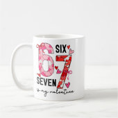 67 Is My Valentine Funny Six Seven Meme Valentine Kaffeetasse (Links)