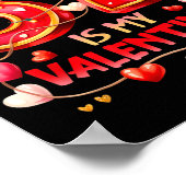 67 Is My Valentine Hearts Six Seven Meme Funny Say Poster (Ecke)