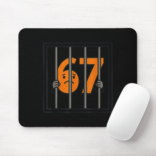 67 Is Not Allowed Six Seven Banned By Teacher Funn Mousepad (Mit Mouse)