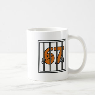 67 ist nicht erlaubt Six Seven vom Lehrer Funn geb Kaffeetasse