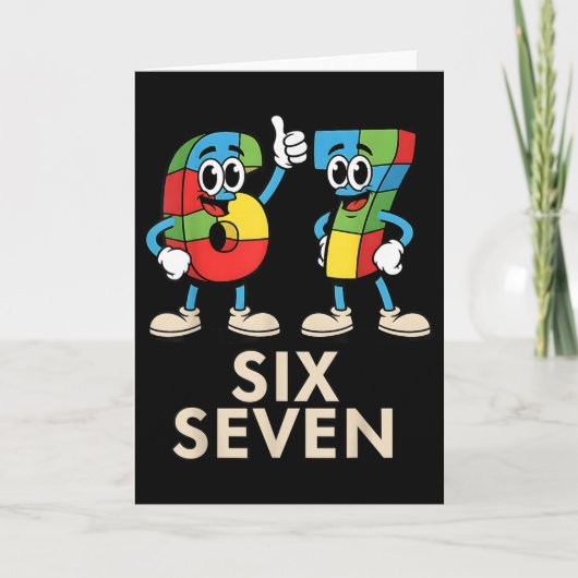 67 Italian Brainrot Funny Italian Brainrot Kids 67 Karte (Vorderseite)