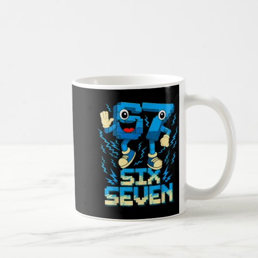 67 Italian Brainrot Six Seven 6 7 Meme Birthday De Kaffeetasse (Rechts)