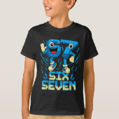 67 Italian Brainrot Six Seven 6 7 Meme Birthday De T-Shirt (Vorderseite)
