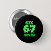 67 italienischer Brainrot Lustiger italienischer B Button (Vorne & Hinten)