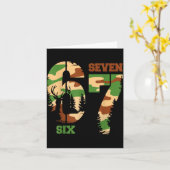 67 Jagd-Tarnung Six Seven 6 7 Meme Tarnung 67 M Karte (Gelbe Blume)