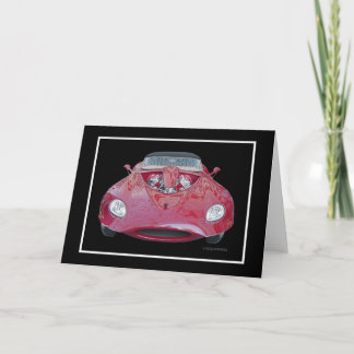 '67 Jaguar-Konvertible #921b Karte