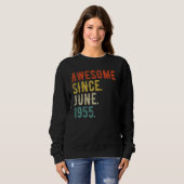 67 Jahre alt Juni 1955 Sweatshirt (Vorne ganz)