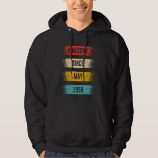 67 Jahre alt Phantastisch seit Mai 1958 67. Geburt Hoodie