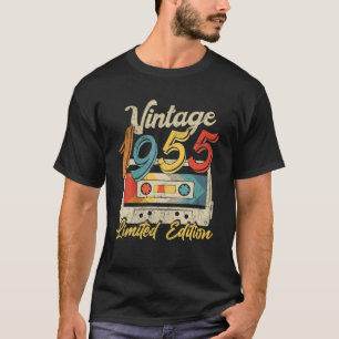 67 Jahre alt Vintag 1955 Kassettenband Retro 67. T-Shirt