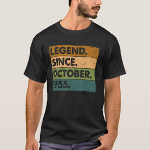 67 Jahre alte Legende seit Oktober 1955 67. Geburt T-Shirt