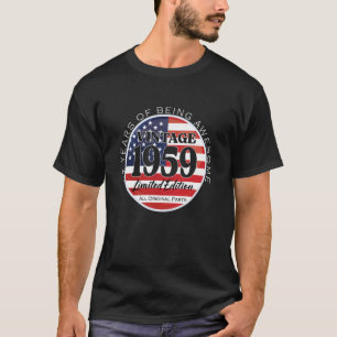 67 Jahre alte Vintage 1959 Ltd-Auflage 67. Geburts T-Shirt