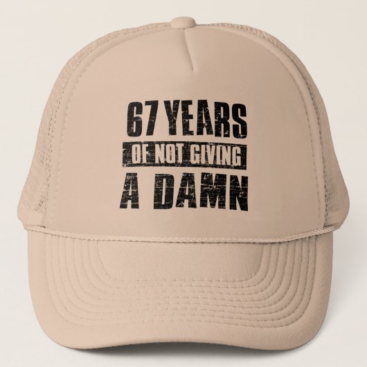 67 Jahre Truckerkappe (Vorderseite)