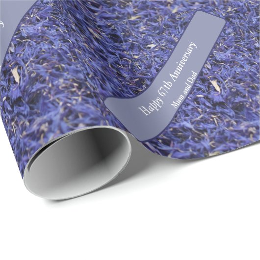 67. Jahrestag Geschenkpapier (Rolleneckpunkt)