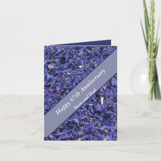 67. Jahrestag Karte (Vorderseite)