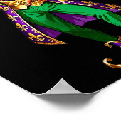 67 Jester Man Mardi Gras Six Seven Meme Gen Alpha  Poster (Ecke)