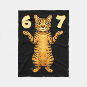 67 Katzen-Meme Lustiger Gen-Alpha-Slang-Humor für  Fleecedecke