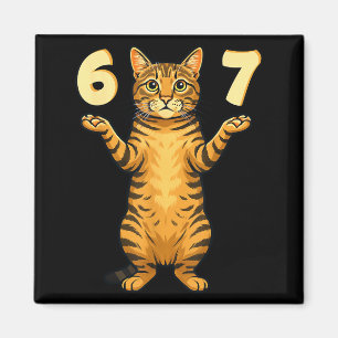 67 Katzen-Meme Lustiger Gen-Alpha-Slang-Humor für Magnet
