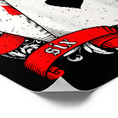 67 Ker Meme Card Art Lucky Hand Retro Aesthetic De Poster (Ecke)