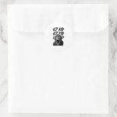 67 Kind 67 Meme Sechs Sieben 6-7 Lustiger Internet Runder Aufkleber (Tasche)