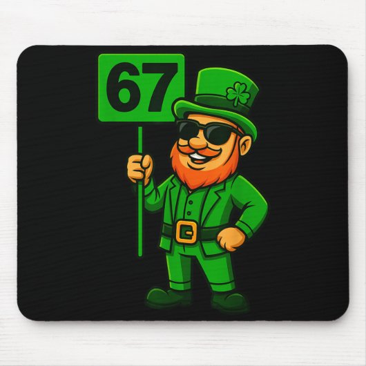 67 Kobold Six Seven Gen Meme Glückliche Stimmung S Mousepad (Vorne)