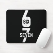 67 Kostüm Sechs Sieben Meme Nummer 6 7 darauf Männ Mousepad (Mit Mouse)