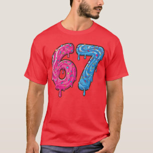 67 Kostüm Six Seven Meme Nummer 6 7 Auf Ihm Jugend T-Shirt
