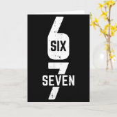 67 Kostüm Six Seven Meme Nummer 6 7 Auf Ihm Männer Karte (Gelbe Blume)