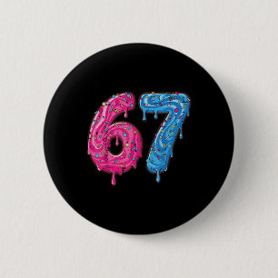67 Kostüm Six Seven Meme Nummer 6 7 darauf Jugend  Button