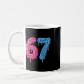 67 Kostüm Six Seven Meme Nummer 6 7 darauf Jugend  Kaffeetasse (Links)