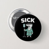 67 Krank Sieben Sechs 6 7 Meme Button (Vorne & Hinten)