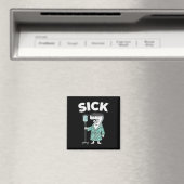 67 Krank Sieben Sechs 6 7 Meme Magnet (In Situ (Geschirrspüler))