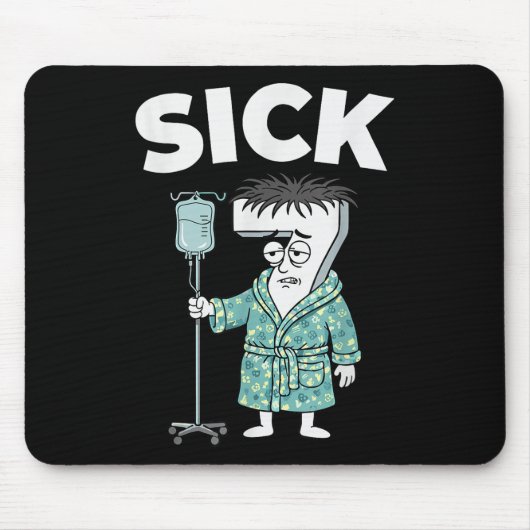 67 Krank Sieben Sechs 6 7 Meme Mousepad (Vorne)