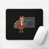 67 Lehrer Erntedankfest Truthahn Sechs Sieben Meme Mousepad (Mit Mouse)